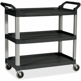Rubbermaid Commercial Economy Cart, Black, RCP342488BK