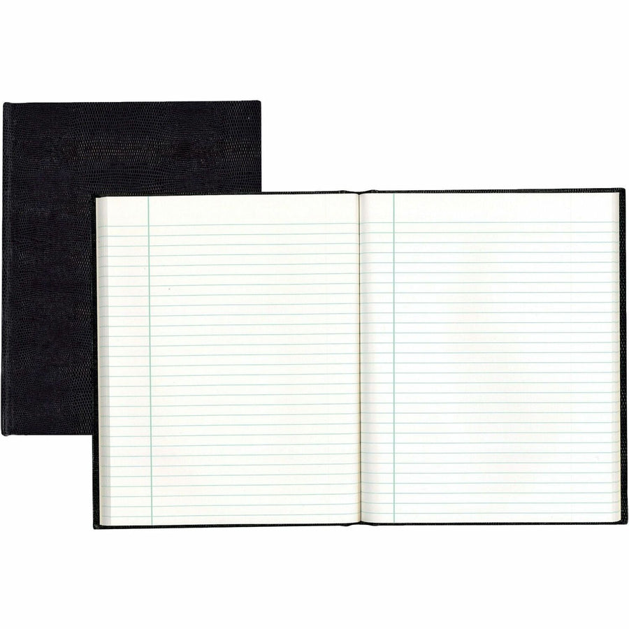 Blueline Hardbound Executive Notebooks, 9.25" x 7.25", Perfect Bound, 150, Hard Cover, REDA7.BLK