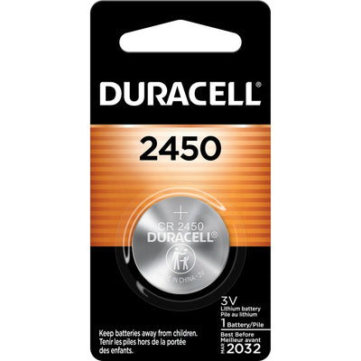 Duracell DL2450BPK Coin Cell General Purpose Battery, 36 / Carton, DURDL2450BPK