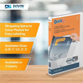 Davis Group of QuickFit Clear-View Binder, 3-Ring Binder, Round Ring, 5/8 Inch, White, 8 1/2" Width x 11" Length, STW870000