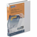 Davis Group of QuickFit View Binder, 3-Ring Binder, Angle D Ring, 1 Inch, White, 8 1/2" Width x 11" Length, STW870100