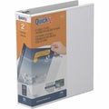 Davis Group of QuickFit View Binder, 3-Ring Binder, Angle D Ring, 2 Inch, White, 8 1/2" Width x 11" Length, STW870300