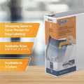 Davis Group of QuickFit View Binder, 3-Ring Binder, Angle D Ring, 3 Inch, White, 8 1/2" Width x 11" Length, STW870500