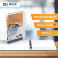 Davis Group of QuickFit View Binder, 3-Ring Binder, Angle D Ring, 5/8 Inch, White, 8 1/2" Width x 11" Length, STW87A000