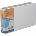 Davis Group of QuickFit Heavy-Duty Landscape 3-Ring Binder, D-Ring, View Binder, 2 Inch, White, 11" Width x 17" Length, STW94030