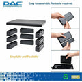 First Base DAC Stax MP-107 Ergonomic Height-Adjustable Monitor Riser/Laptop Stand, Black, DTA02161