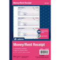 TOPS Adams Money/Rent Receipt Book, White, 7.62" Width x 11" Length, ABFDC1182