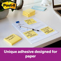 3M Post-it Greener Dispenser Notes, Yellow, 1 Pack, MMMR330RP12YW