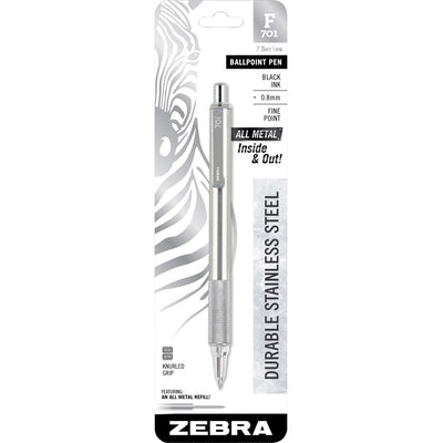 Zebra Pen Zebra 7 Series F-701 Retractable Ballpoint Pen, ZEB29411