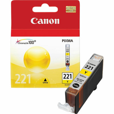 Canon CLI-221Y Original Inkjet Ink Cartridge - Yellow -, CNMCLI-221Y
