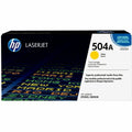 HP 504A (CE252A) Original Laser Toner Cartridge - Single Pack - Yellow -, HEWCE252A