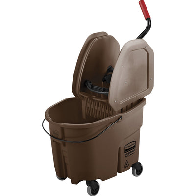 Rubbermaid Commercial Mop Bucket/Wringer Combination, Brown, RCP758088BN