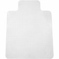Lorell Medium-Pile Wide Lip Chairmat, Clear, LLR25756
