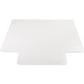 Lorell Medium-Pile Wide Lip Chairmat, Clear, LLR25756
