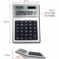 Victor 99901 TuffCalc Calculator, White, VCT99901