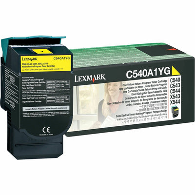 Xerox Lexmark C540A1YG Original Laser Toner Cartridge - Yellow -, LEXC540A1YG