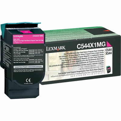 Xerox Lexmark Original Extra High Yield Laser Toner Cartridge - Magenta -, LEXC544X1MG