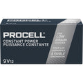 Duracell Procell by 9-Volt Alkaline Batteries, Black, 12 / Box, DURPC1604BKD