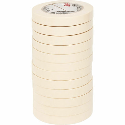 3M Highland Economy Masking Tape, Tan, 12 / Pack, MMM260018A