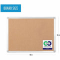 Bi-silque S.A MasterVision Earth Series Recycled Cork Boards, BVCCA051790