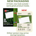 Avery EcoFriendly Address Label, Matte, 100 / Box, AVE48467