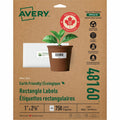 Avery Eco-Friendly Address Labels for Laser and Inkjet Printers, 1" x 2?", Matte, 1 Box, AVE48160