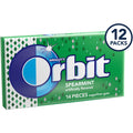 Wm. Wrigley Jr Orbit Spearmint Sugar-free Gum - 12 packs, 12 / Box, MRS11484