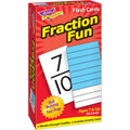 TREND Fraction Fun Flash Cards, 96 / Box, TEP53109