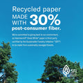 International Paper Company Hammermill Great White Recycled Copy Paper -, White, 11" x 17", 500 / Ream, HAM86750