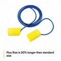 3M Aearo Corded Foam Earplugs, Yellow, 200 / Box, MMM3111101