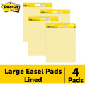 3M Post-it Super Sticky Easel Pad, 25" x 30", 1 Carton, MMM561-VAD-4PK