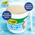 Crayola Air-Dry Clay, White, CYO575055