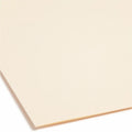 Smead SuperTab 1/3 Tab Cut Letter Recycled Fastener Folder, Manila, 8 1/2" Width x 11" Length, 50 / Box, SMD14535