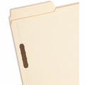 Smead SuperTab 1/3 Tab Cut Legal Recycled Fastener Folder, Manila, 8 1/2" Width x 14" Length, 50 / Box, SMD19535
