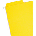 Smead FasTab 1/3 Tab Cut Letter Recycled Hanging Folder, Yellow, 8 1/2" Width x 11" Length, 20 / Box, SMD64097