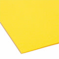 Smead FasTab 1/3 Tab Cut Letter Recycled Hanging Folder, Yellow, 8 1/2" Width x 11" Length, 20 / Box, SMD64097