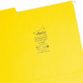 Smead FasTab 1/3 Tab Cut Letter Recycled Hanging Folder, Yellow, 8 1/2" Width x 11" Length, 20 / Box, SMD64097