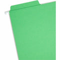 Smead FasTab 1/3 Tab Cut Letter Recycled Hanging Folder, Green, 8 1/2" Width x 11" Length, 20 / Box, SMD64098