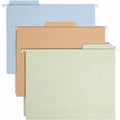 Smead FasTab 1/3 Tab Cut Letter Recycled Hanging Folder, Moss, 8 1/2" Width x 11" Length, 18 / Box, SMD64054
