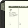 ACCO At-A-Glance Recycled Appointment Book Planner, Black, 4 7/8", AAG70100G05
