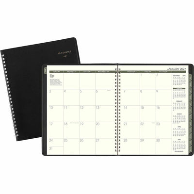 ACCO At-A-Glance Recycled Planner, Black, 6 7/8", AAG70120G05