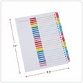 Universal Index Divider, White, 1 / Set, UNV24812