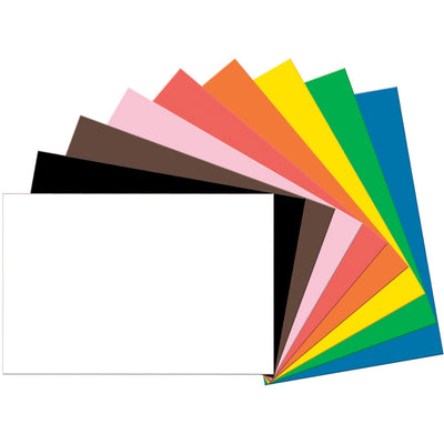 Dixon Ticonderoga Tru-Ray Heavyweight Construction Paper, Assorted, 1 Pack, PAC1031275