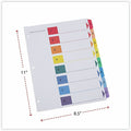 Universal Index Divider, White, 6 / Set, UNV24802