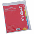 Universal Index Divider, White, 6 / Set, UNV24802