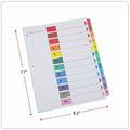 Universal Index Divider, White, 6 / Set, UNV24806