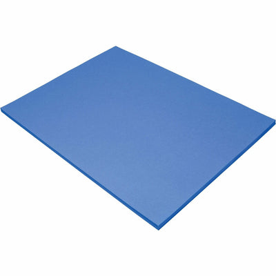 Dixon Ticonderoga Tru-Ray Construction Paper, Blue, 1 Pack, PAC103086