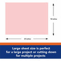 Dixon Ticonderoga Tru-Ray Construction Paper, Shocking Pink, 1 Pack, PAC103076
