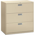 The HON Company HON Brigade 600 H693 Lateral File, Brown, HON693L-L