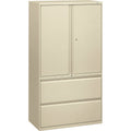 The HON HON Brigade 800 H885LS Lateral File, Brown, HON885LSL